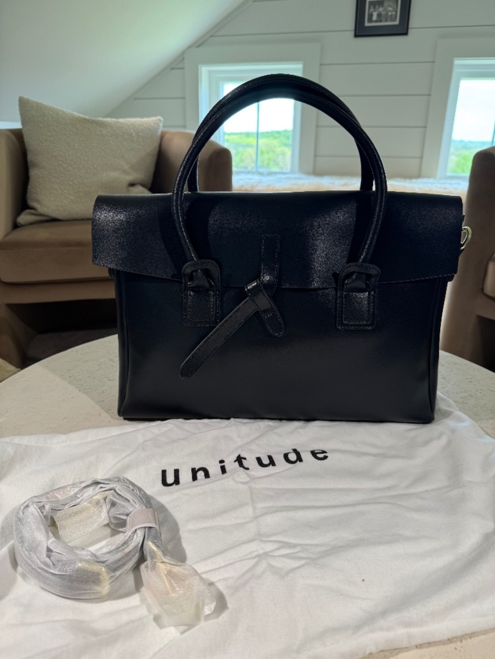 Unitude - Briefcase/Satchel - Black - NWT